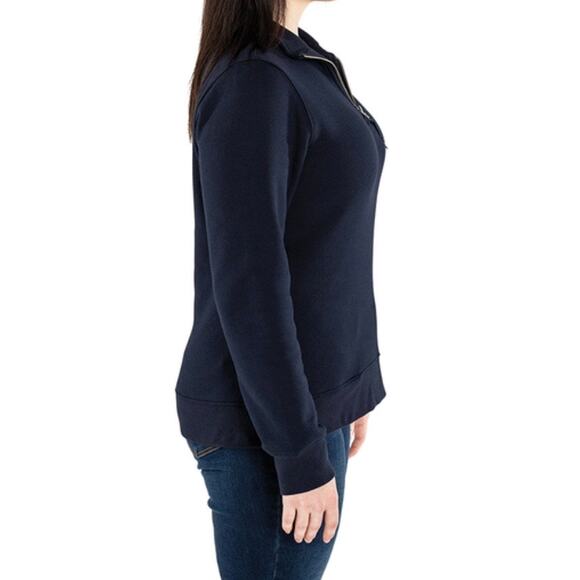 WOMEN'S CROSSWIND QUARTER ZIP SWEATSHIRT NAVY SIZE M - Picture 3 of 7